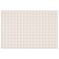 Verzwaringsdeken 122x183 cm 5 kg stof lichtcr&egrave;mekleurig 3