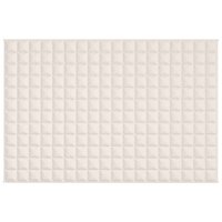 Verzwaringsdeken 122x183 cm 9 kg stof lichtcr&egrave;mekleurig 3