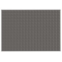 Verzwaringsdeken 135x200 cm 6 kg stof grijs 3