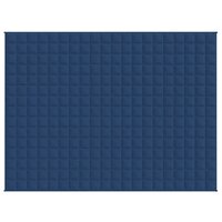 Verzwaringsdeken 152x203 cm 11 kg stof blauw 3