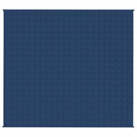 Verzwaringsdeken 200x230 cm 13 kg stof blauw 3