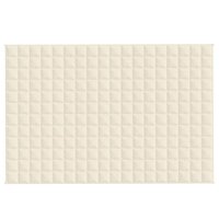 Verzwaringsdeken 122x183 cm 5 kg stof lichtcr&egrave;mekleurig 3