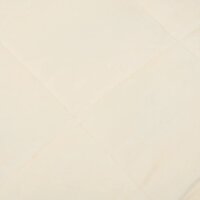 Verzwaringsdeken 137x200 cm 6 kg stof lichtcr&egrave;mekleurig 4