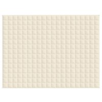 Verzwaringsdeken 152x203 cm 7 kg stof lichtcr&egrave;mekleurig 3