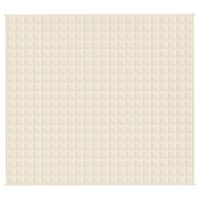 Verzwaringsdeken 200x230 cm 9 kg stof lichtcr&egrave;mekleurig 3