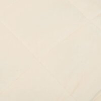 Verzwaringsdeken 200x230 cm 9 kg stof lichtcr&egrave;mekleurig 4