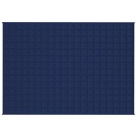 Verzwaringsdeken 138x200 cm 6 kg stof blauw 3