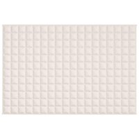 Verzwaringsdeken 120x180 cm 5 kg stof lichtcr&egrave;mekleurig 3