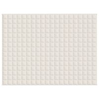 Verzwaringsdeken 150x200 cm 11 kg stof lichtcr&egrave;mekleurig 3