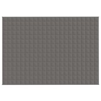 Verzwaringsdeken 155x220 cm 7 kg stof grijs 3