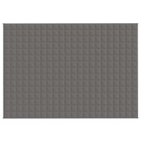 Verzwaringsdeken 155x220 cm 11 kg stof grijs 3