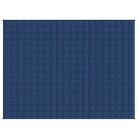 Verzwaringsdeken 150x200 cm 7 kg stof blauw 3