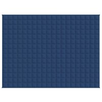 Verzwaringsdeken 150x200 cm 11 kg stof blauw 3
