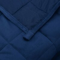 Verzwaringsdeken 200x225 cm 13 kg stof blauw 5