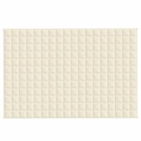 Verzwaringsdeken 120x180 cm 9 kg stof lichtcr&egrave;mekleurig 3