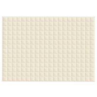 Verzwaringsdeken 138x200 cm 6 kg stof lichtcr&egrave;mekleurig 3