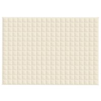 Verzwaringsdeken 138x200 cm 10 kg stof lichtcr&egrave;mekleurig 3