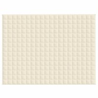 Verzwaringsdeken 150x200 cm 7 kg stof lichtcr&egrave;mekleurig 3