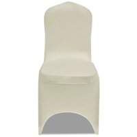 Stoelhoezen stretch 12 st cr&egrave;me 4