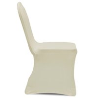 Stoelhoezen stretch 24 st cr&egrave;me 4