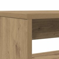 3-delige Eettafel en bankenset bewerkt hout artisanaal eiken 8