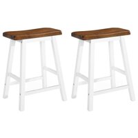 3-delige Bartafel en -krukkenset massief hout 5