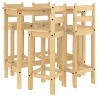 5-delige Barset massief grenenhout 2