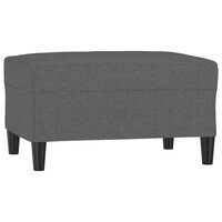 Voetenbank 70x55x41 cm stof donkergrijs 2
