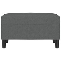 Voetenbank 70x55x41 cm stof donkergrijs 3