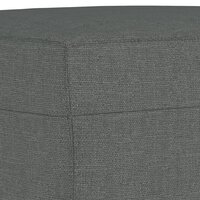 Voetenbank 70x55x41 cm stof donkergrijs 5