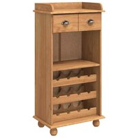Wijnkast ASKIM Honing Wax 57 x 37 x 114 cm Massief grenenhout 2
