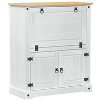 Wijnkast Wit 97 x 45 x 114 cm Massief grenenhout 2
