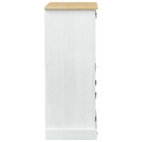 Wijnkast Wit 97 x 45 x 114 cm Massief grenenhout 5