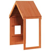 Kinderbedhuisje 60x89x134,5 cm massief grenenhout wasbruin 6