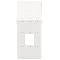 Kinderbedhuisje 60x99x139,5 cm massief grenenhout wit 4