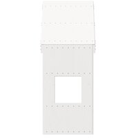 Kinderbedhuisje 55x84x132 cm massief grenenhout wit 4