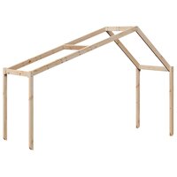 Kinderbedhuisje 213x95,5x144,5 cm massief grenenhout 2
