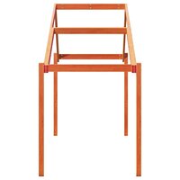Kinderbedhuisje 213x85,5x144,5 cm massief grenenhout wasbruin 5