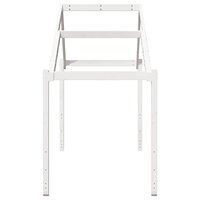 Kinderbedhuisje 203x80,5x142 cm massief grenenhout wit 5