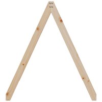 Kinderbedhuisje 199x80,5x88 cm massief grenenhout 5