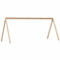 Kinderbedhuisje 199x80,5x88 cm massief grenenhout 6