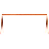 Kinderbedhuisje 199x80,5x88 cm massief grenenhout wasbruin 4