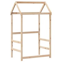 Kinderbedhuisje 118x70x176,5 cm massief grenenhout 2