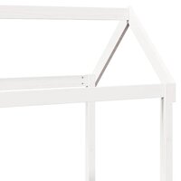 Kinderbedhuisje 118x70x176,5 cm massief grenenhout wit 7