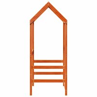 Kinderbedhuisje 98x70x176,5 cm massief grenenhout wasbruin 5