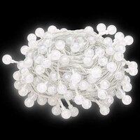 Lichtsnoer met 200 LED&amp;apos;s 8 functies koudwit 20 m 3