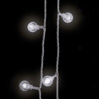 Lichtsnoer met 400 LED&amp;apos;s 8 functies koudwit 40 m 7