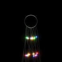 LED-kerstboom aan vlaggenmast 550 LEDs kleurrijk 300 cm 6