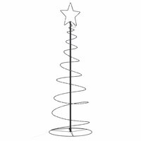 LED-kerstboom 100 LEDs warm wit 150 cm 3