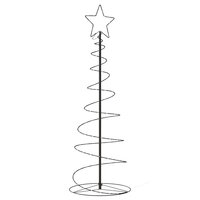 LED-kerstboom 100 LEDs warm wit 150 cm 6
